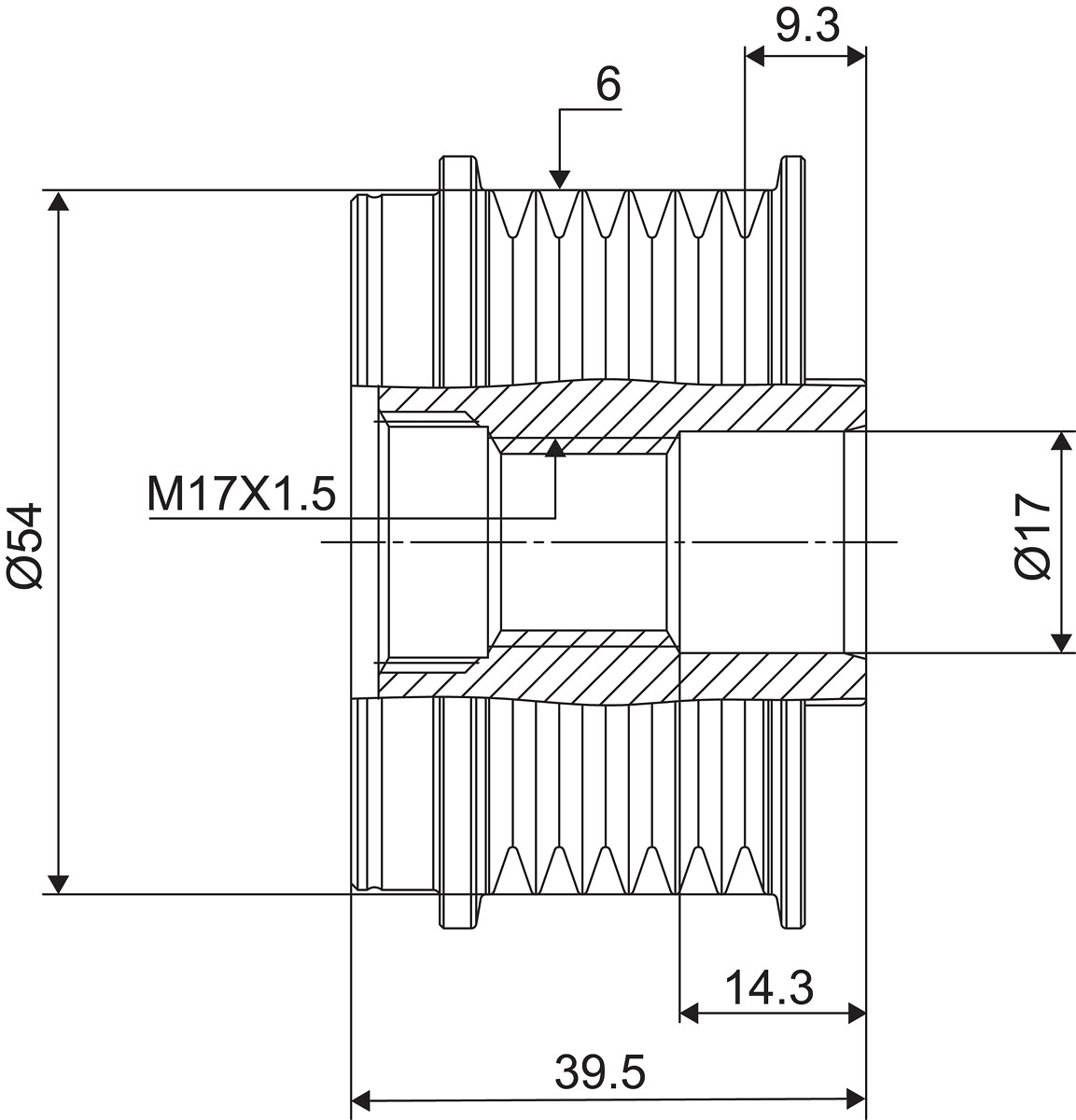 DISPOSITIVO RUOTA LIBERA ALTERNATORE